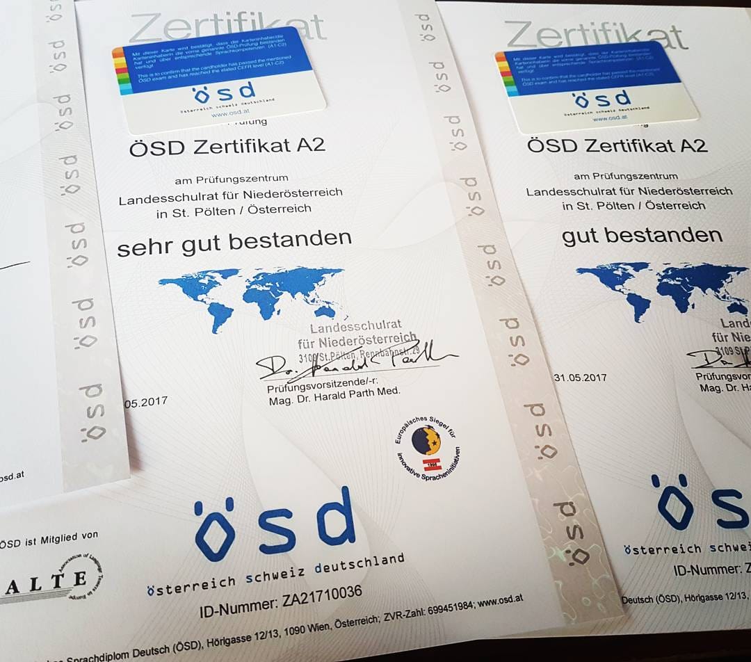 a1-Prüfung öSD online kaufen