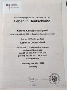 Test zum Leben in Deutschland online kaufen