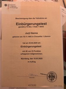 Prüfung zum Leben in Deutschland online kaufen