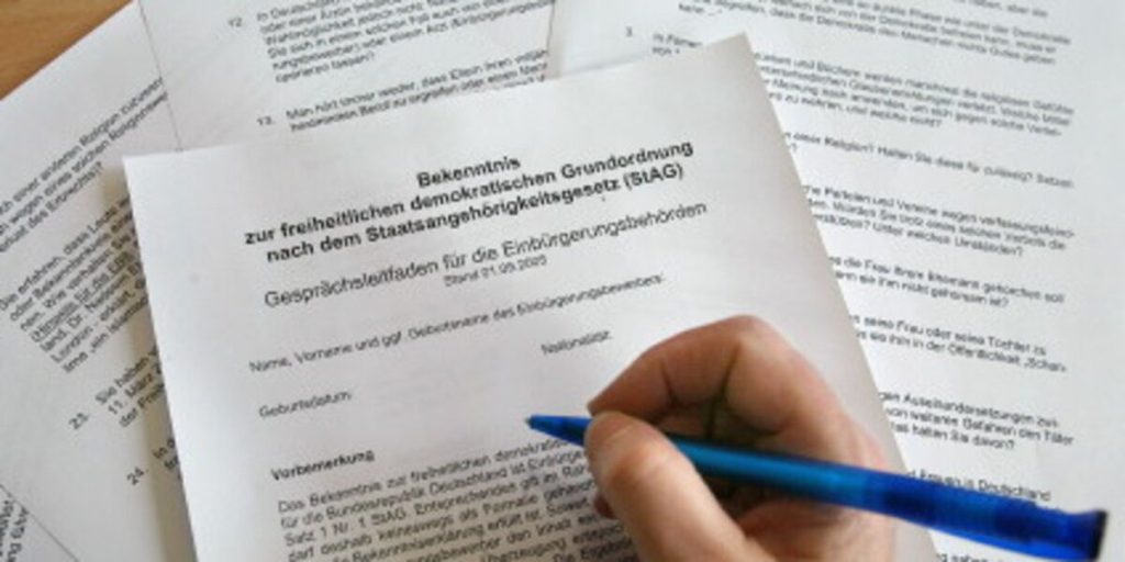 Einbürgerungstest Alle Fragen